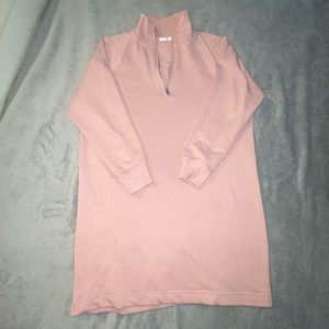 GAP Half Zip SweatShirt Dress